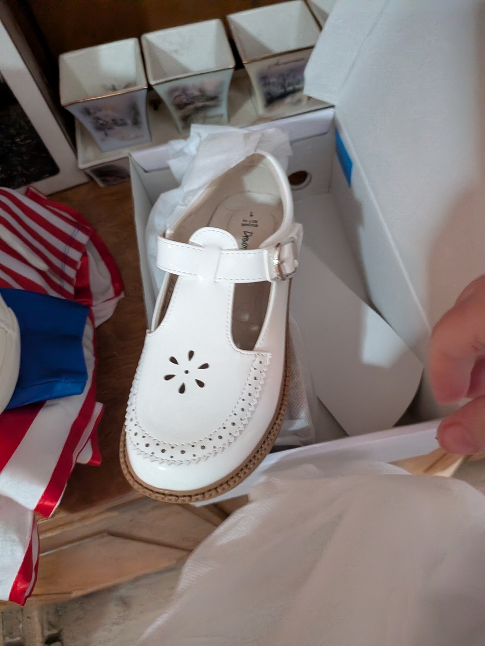 Classic White T-Strap Kids Shoe
